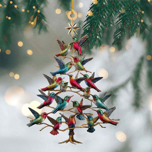 Hummingbird Tree Ornament - Bird Lover Gift
