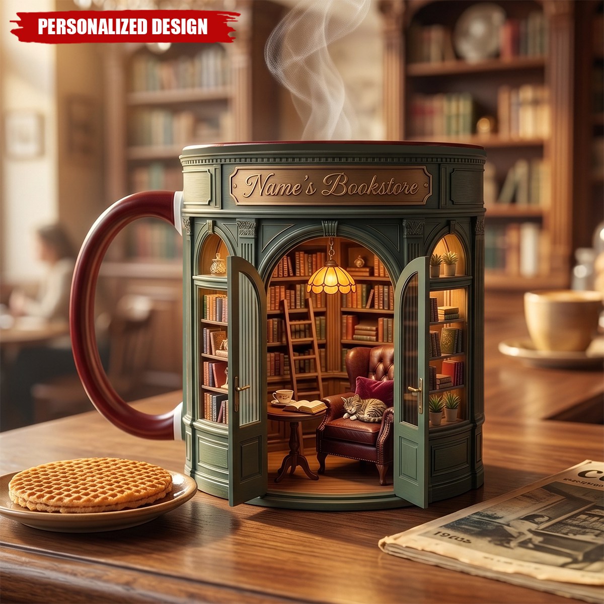 Personalized Owner Book Store Mug-Book Lover Gift