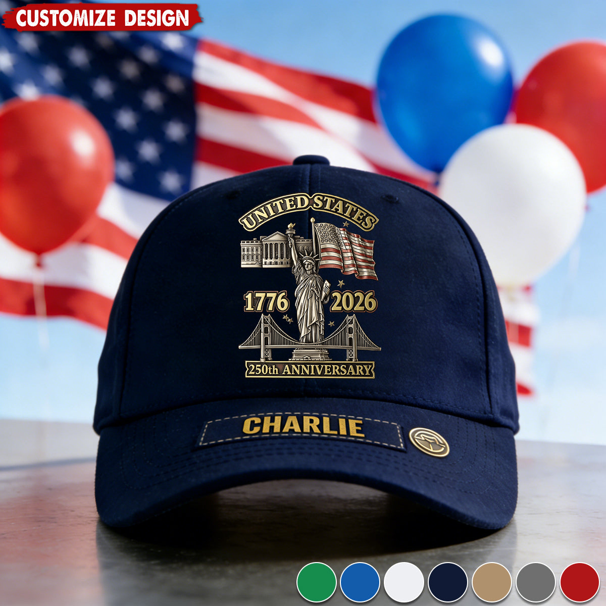 250th Anniversary - Personalized Classic Cap