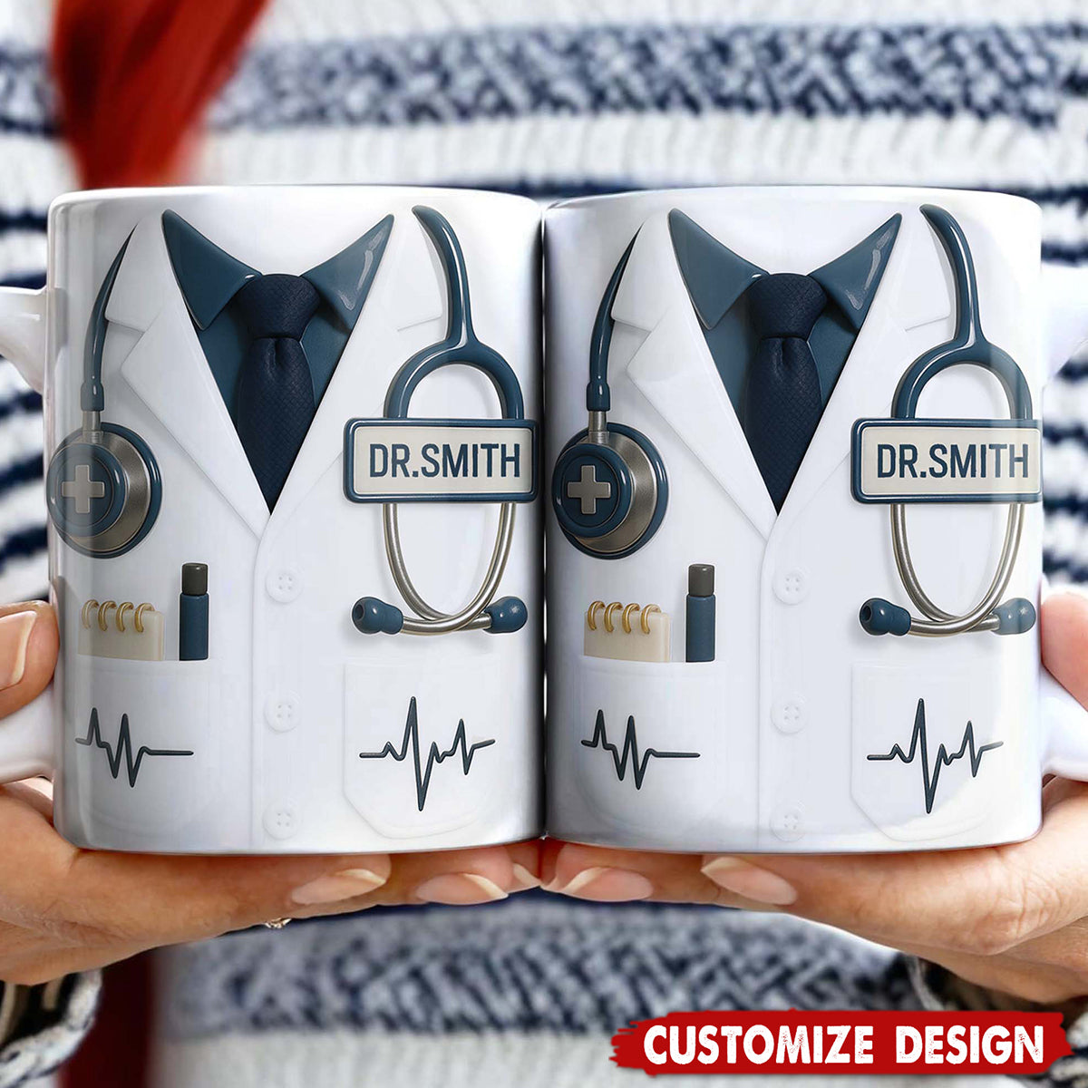 Professional Medical - Themed Design - Personalized Coffee Mug - Gift for Doctors