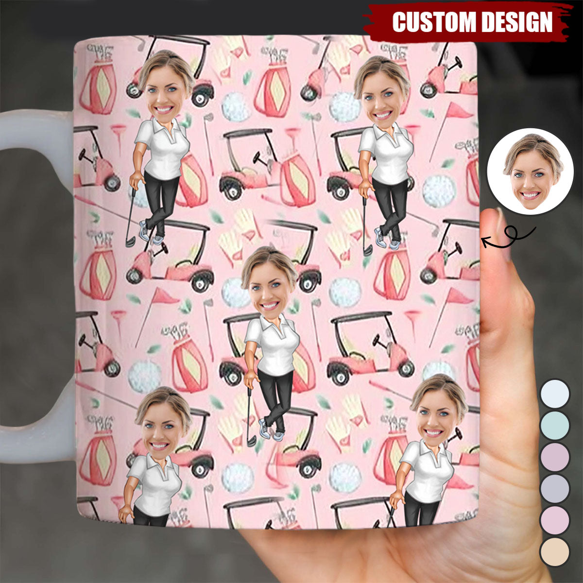 The Best Gift For Golf Dad, Uncle, Husband... - Personalized Golf Mug