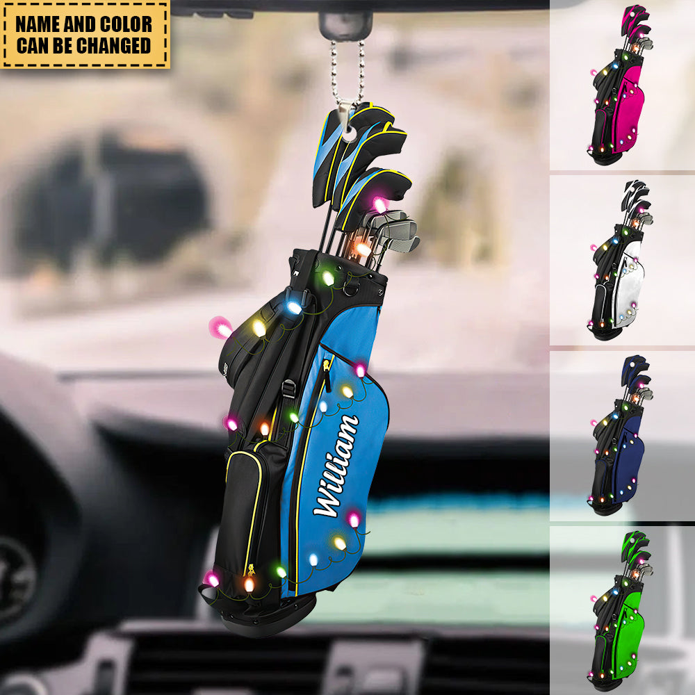 Golf Bag Personalized Christmas/ Car Hanging Ornament