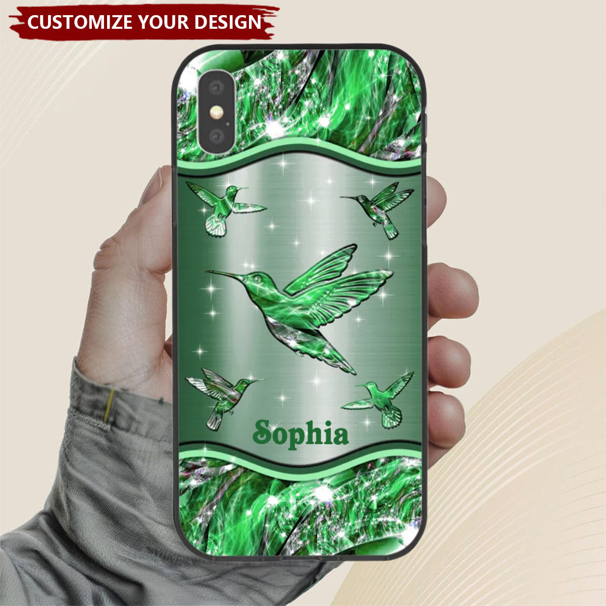 Personalized Hummingbird Phone Case - Gift For Bird Lovers