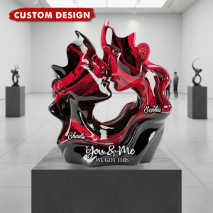 Personalized Couple Custom Shaped Acrylic Plaque