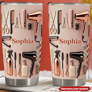 Proud Hair Stylist-Personalized Hairdresser Tumbler