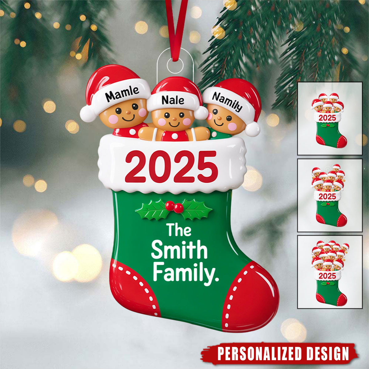 Personalized New Family Ornament 2025