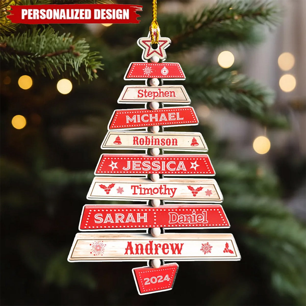 2024 New Release Family Tree-Personalized Acrylic Ornament
