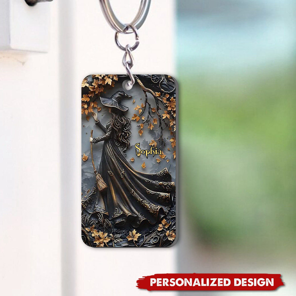 Beautiful Witch - Personalized Witch Acrylic Keychain