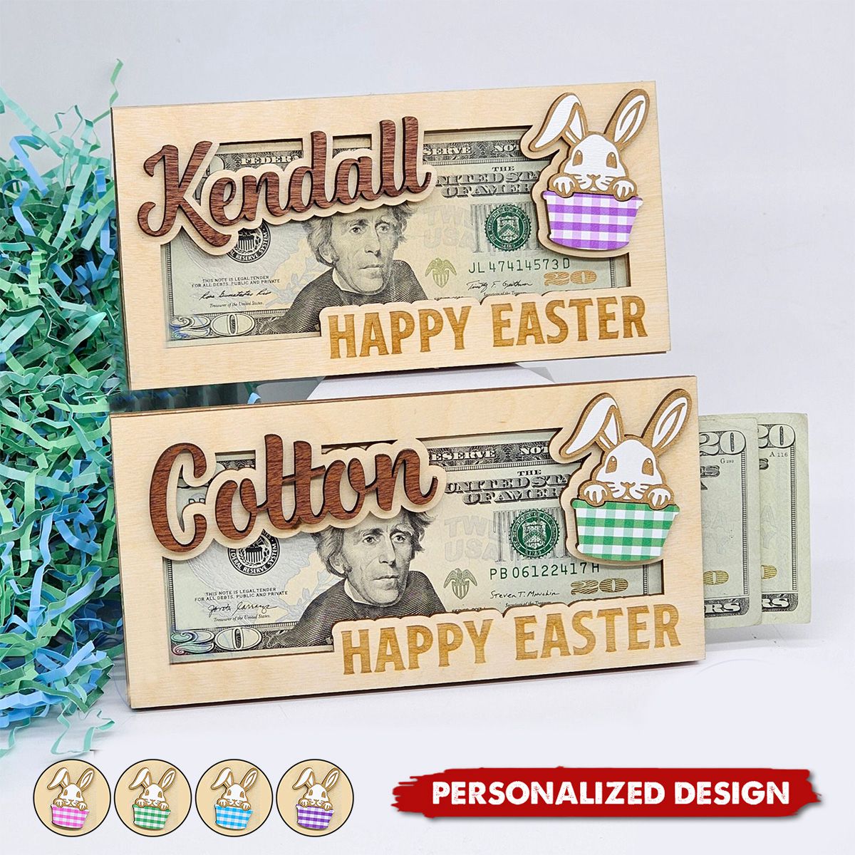 Easter Money Holder-Personalized Money Holder-Easter Gifts for Adults