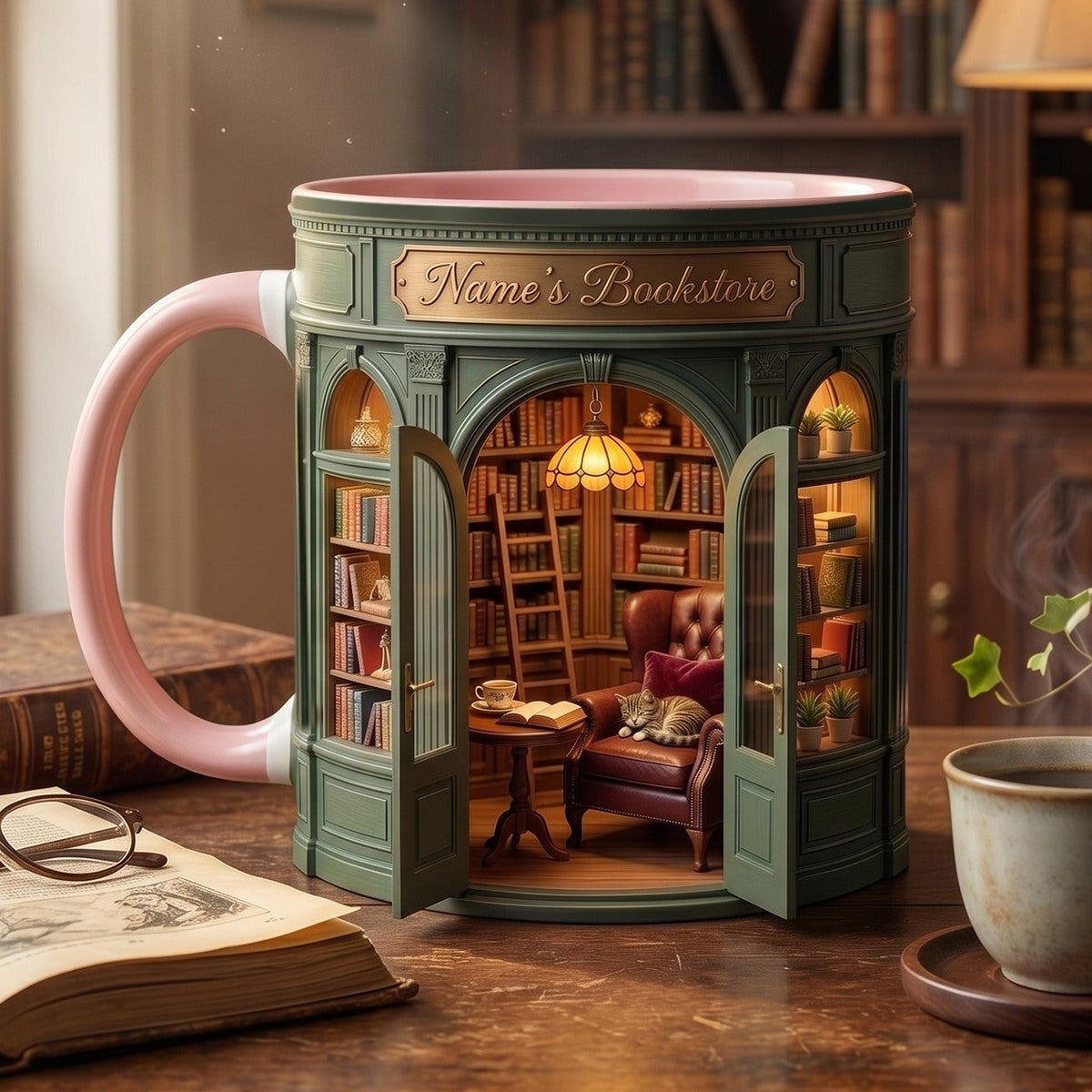 Personalized Owner Book Store Mug-Book Lover Gift