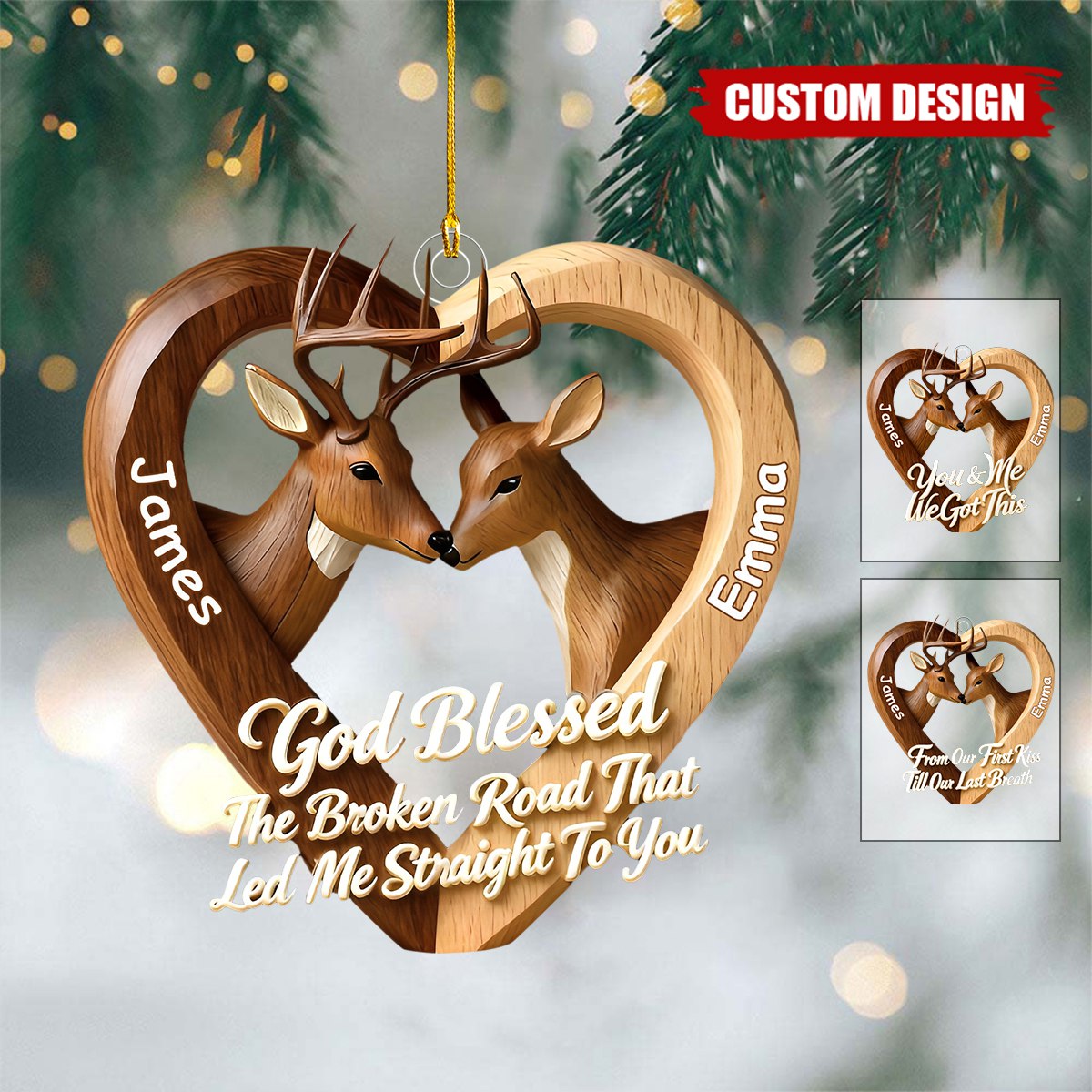 You & Me We Got This - Personalized Acrylic Ornament