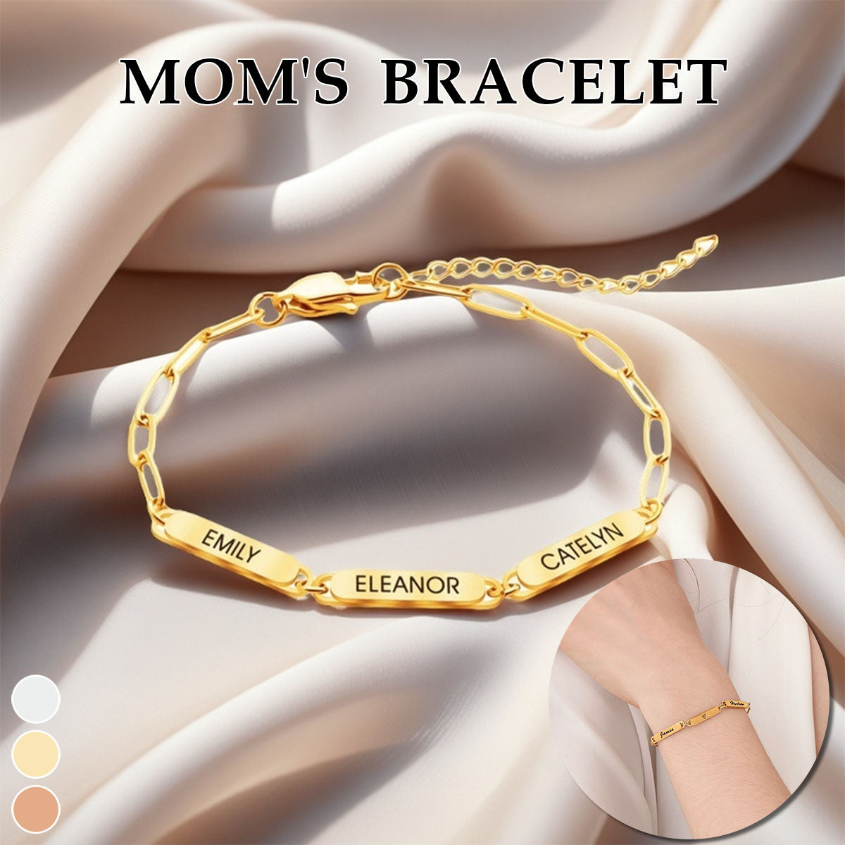 Personalized Mini Name Bar Bracelet