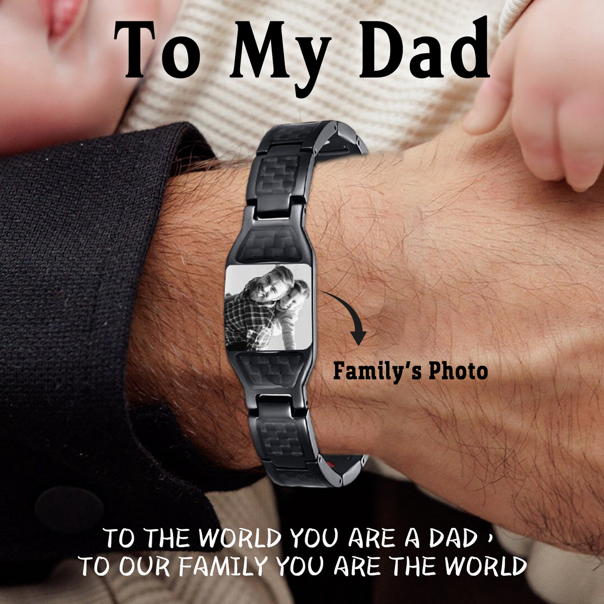 Personalised Bar Men's Bracelet. Men's Bracelet Gift for Dad