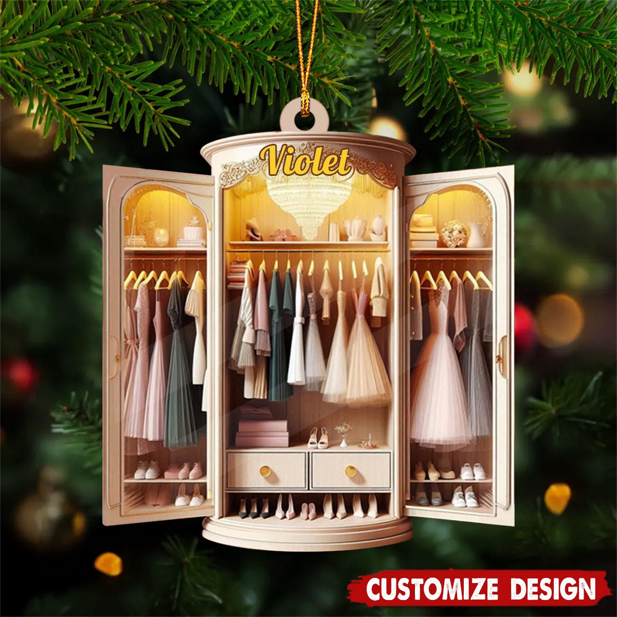 Personalized Wardrobe Ornament - 2024 New Release
