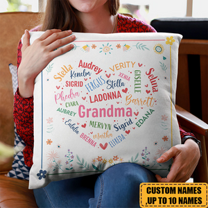 Grandma Nana Gigi Mimi - Personalized Pillow