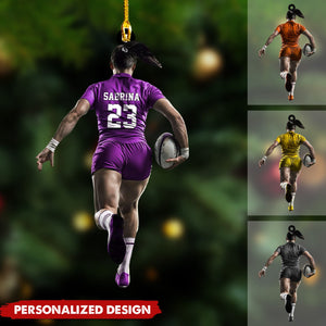 Personalized Rugby Ornament-Gift For Rugby Lover-2024 New Release