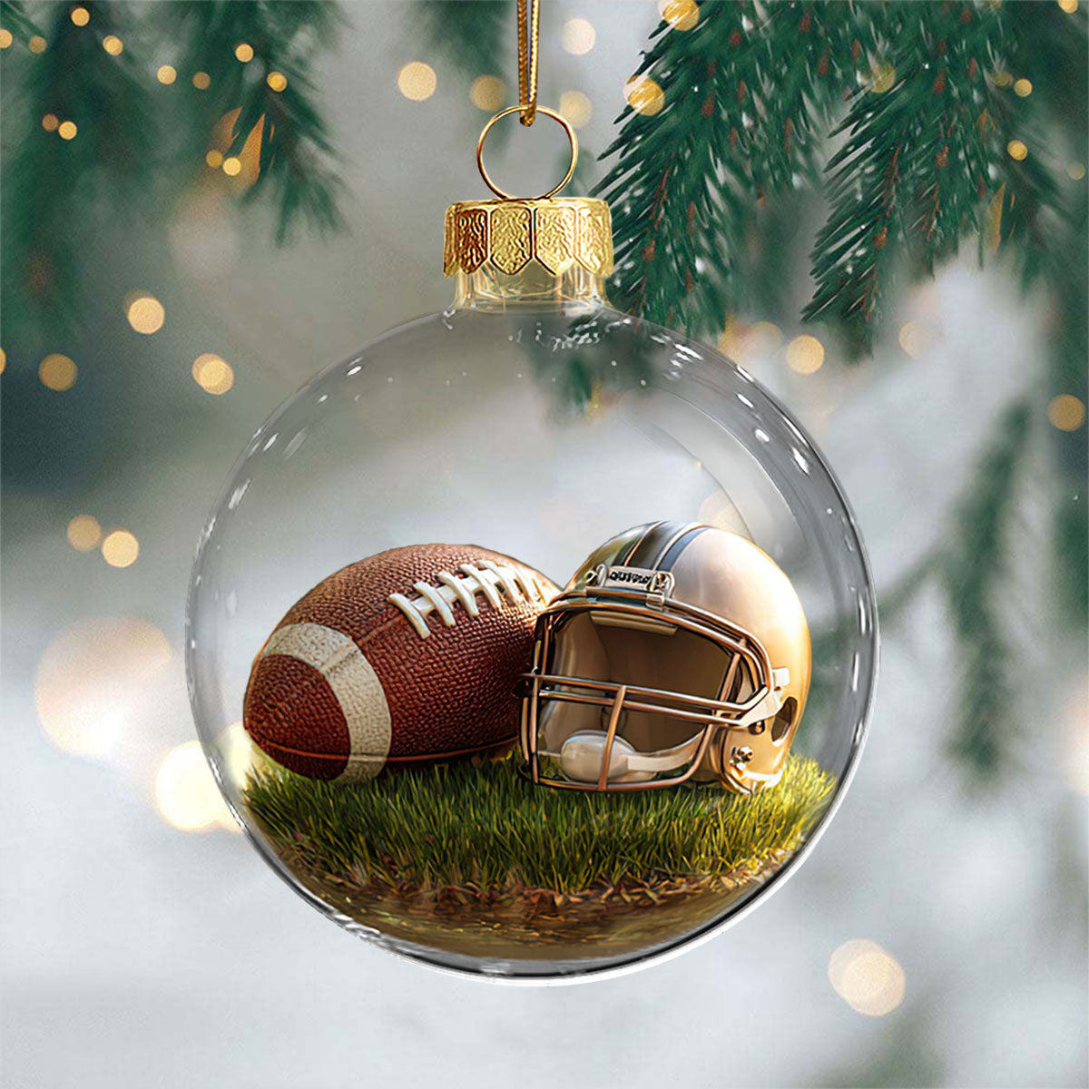 Sports Holiday Ornament - Football