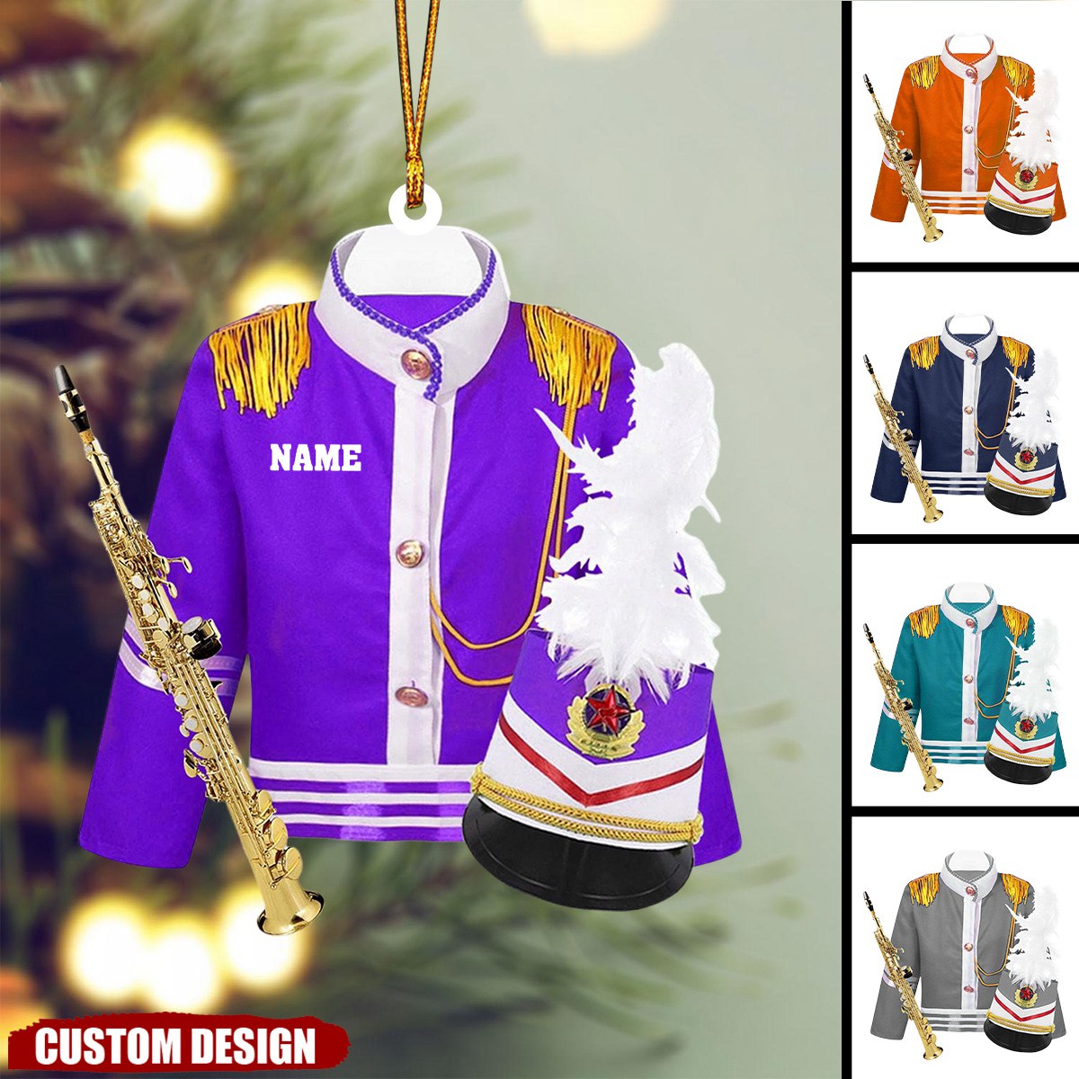 Personalized Marching Band Uniform Christmas Ornament-2024 New Release