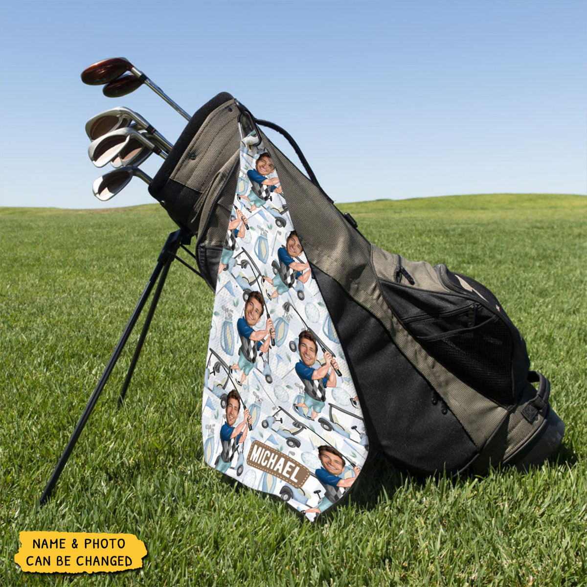 Funny Golfer - Personalized Golf Towel, Gift For Golf Lovers