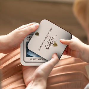 Pregnant Announcement - Personalized Pregnancy Flip Ornament