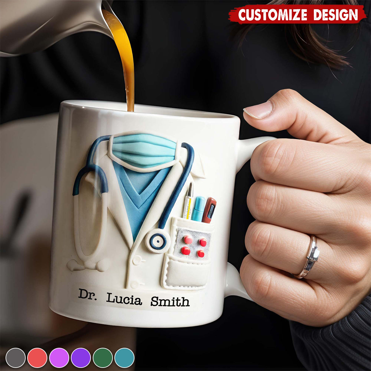 Personalized Coffee Mug - Gift for Healthcare Workers