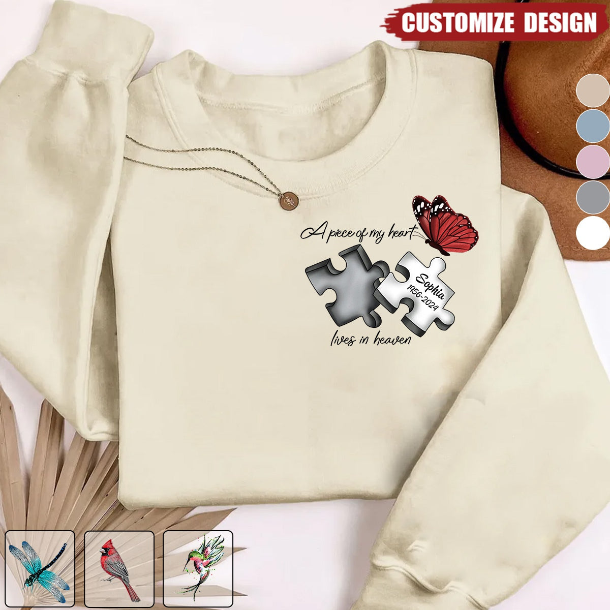 Personalized In Loving Memory Unisex Sweatshirt