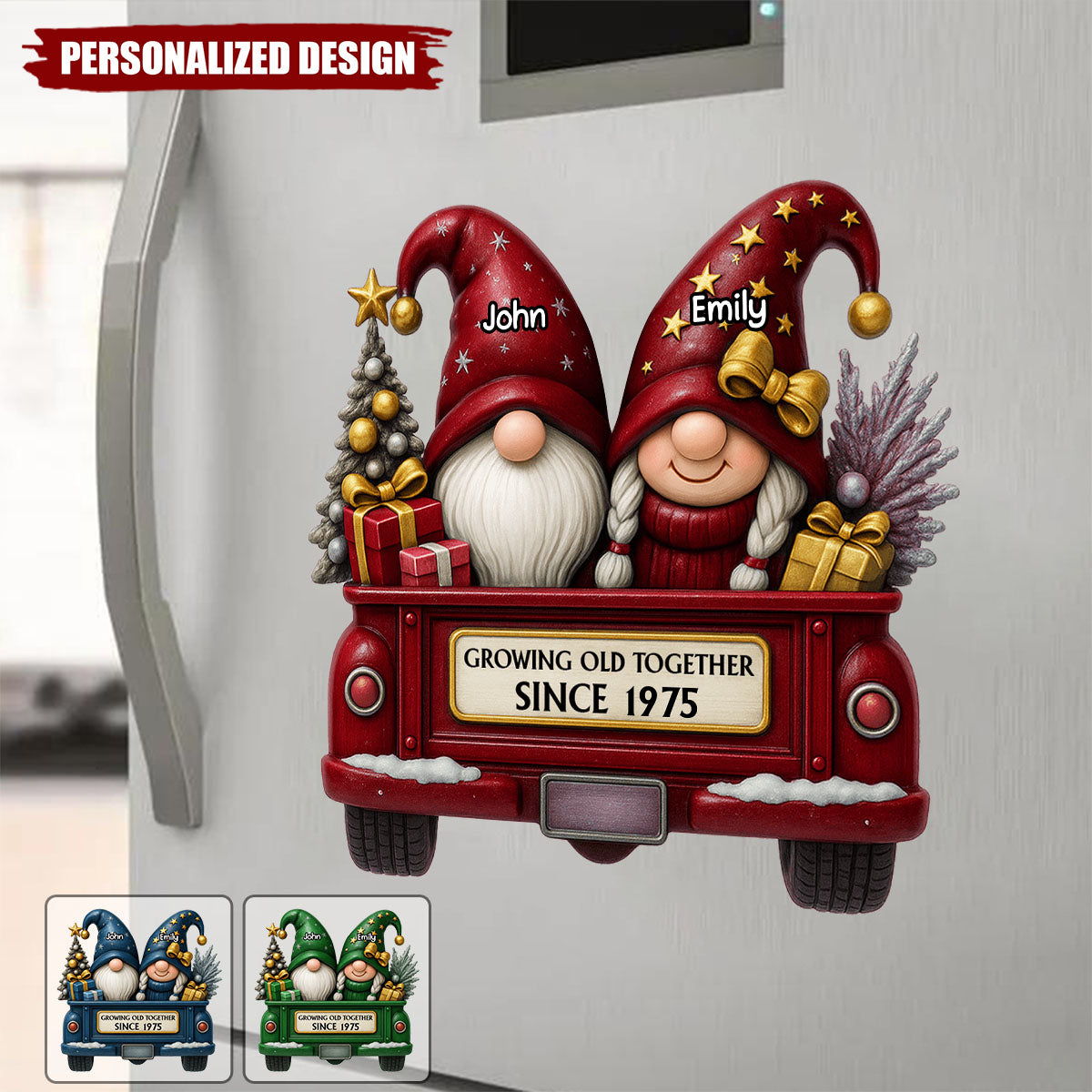 Growing Old Together-Personalized Decal-Gift for Couples and Parents