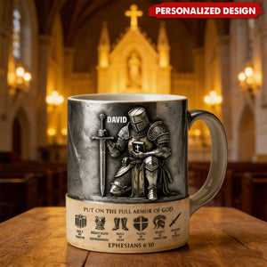 Full Armor Of God-Personalized Mug-Gift For Christian