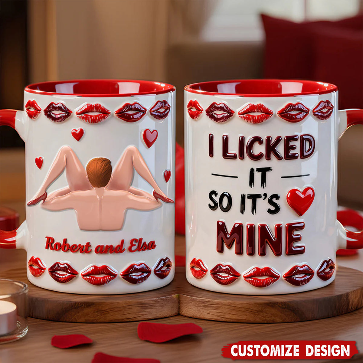 Funny Coffee Accent Mug - Personalized Gifts For Couple