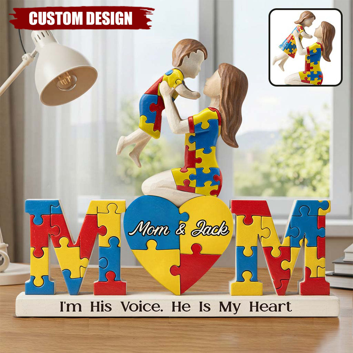 I'm His Voice - Personalized Autism Awareness Acrylic Plaque
