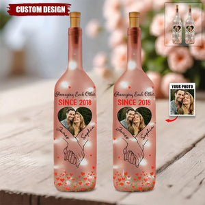 You And Me We Got This - Personalized Photo Bottle Lamp