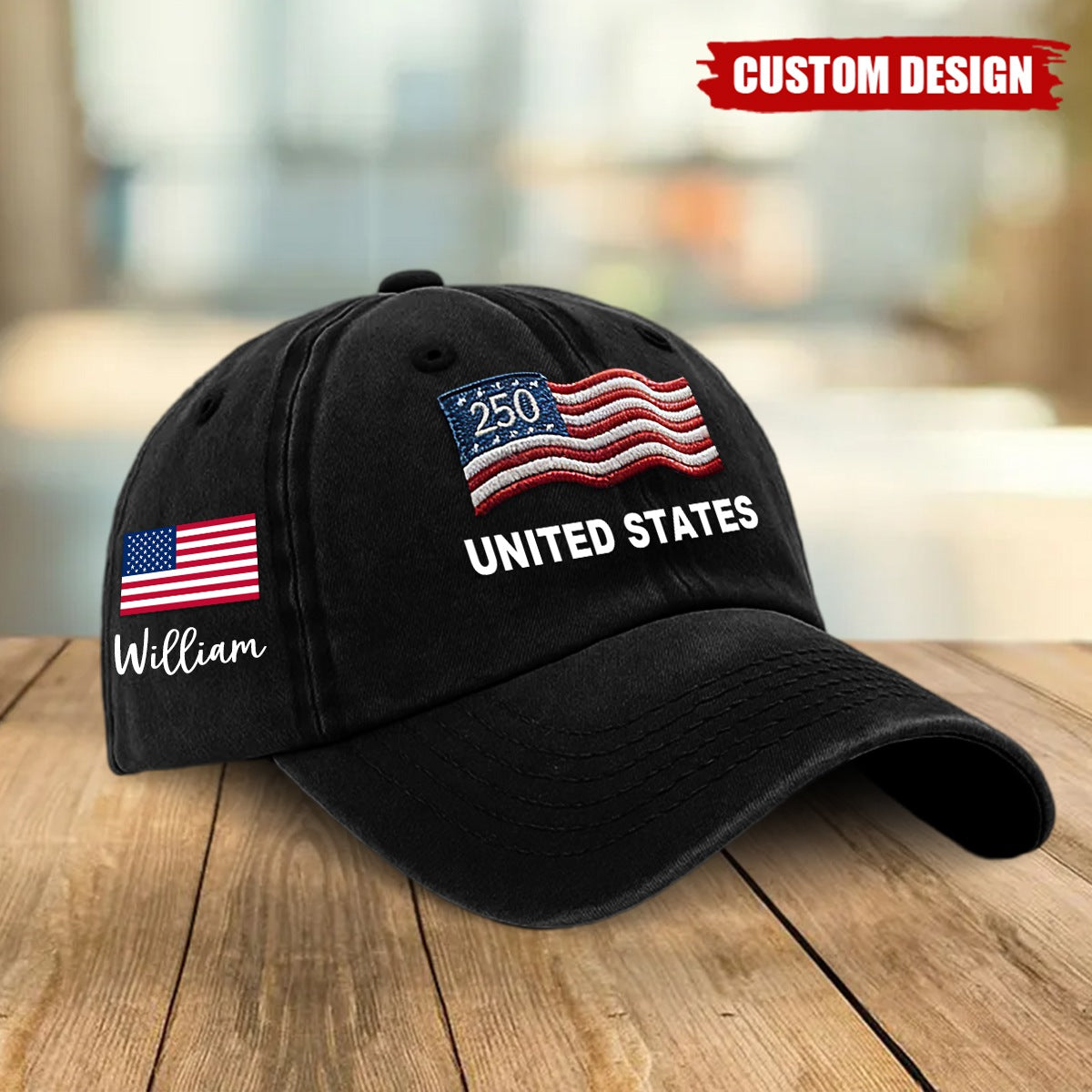 Personalized 250th Anniversary Commemorative Cap