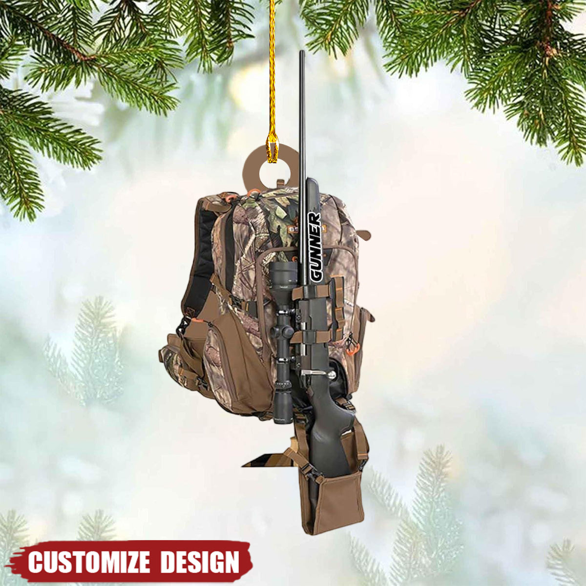2024 New Release Personalized Hunting Ornament-Gifts For Hunting Lovers