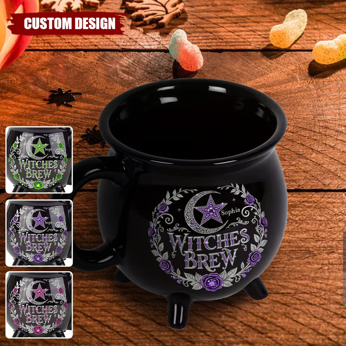 Witches Brew - Personalized Witch Cauldron Mug