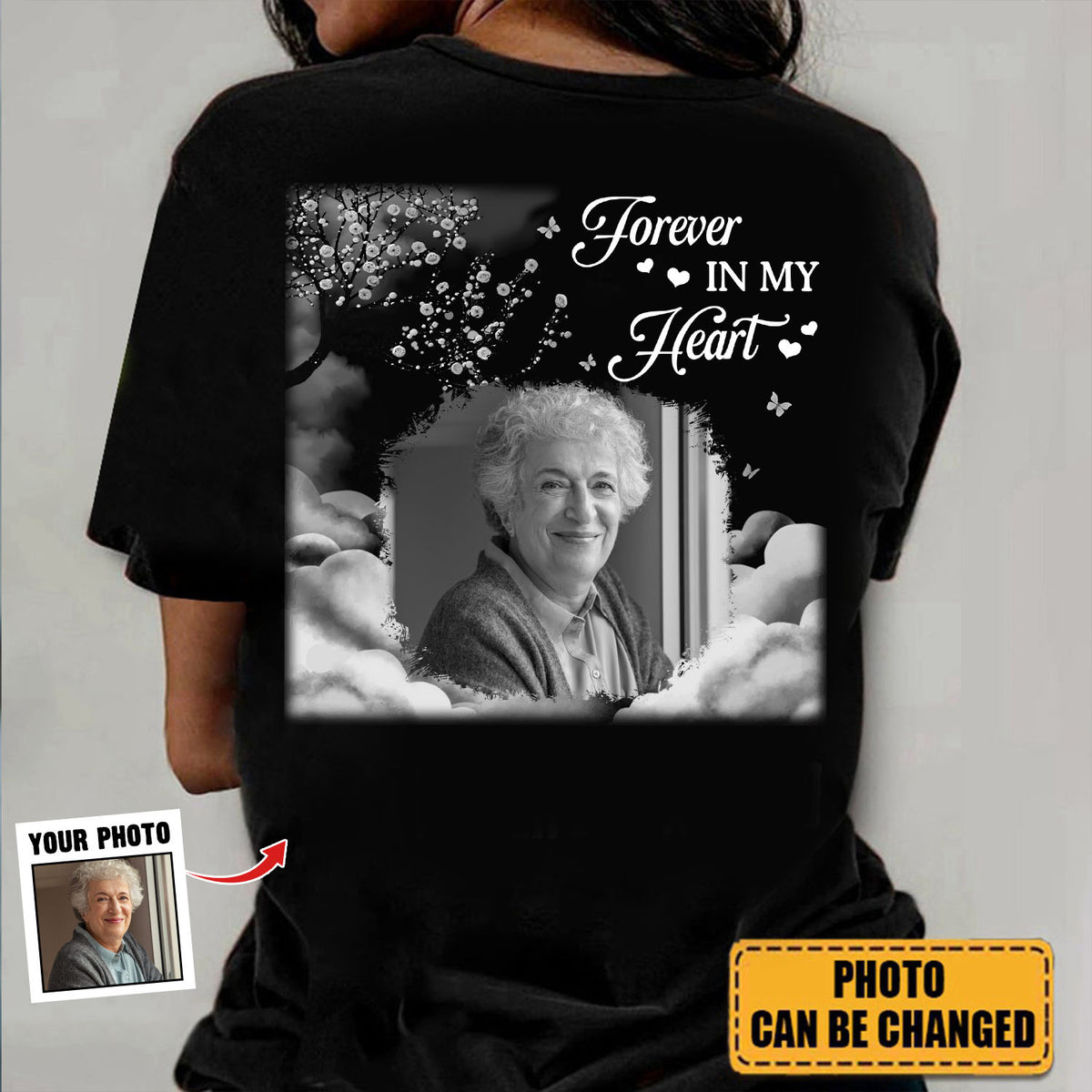 I'm Always With You - Family Personalized Memorial Unisex T-shirt