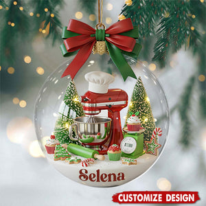 Stand Mixer Ornament - Personalized Christmas Gifts For Bakers