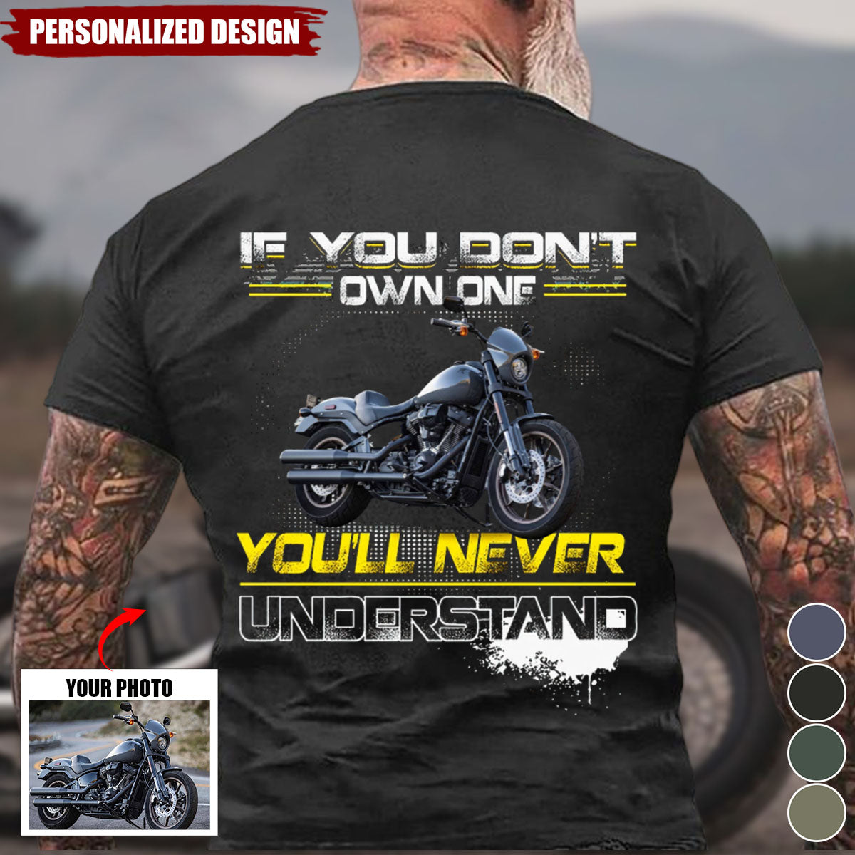 If You Don't Own One You'll Never Understand-Personalized Photo Car T-shirt