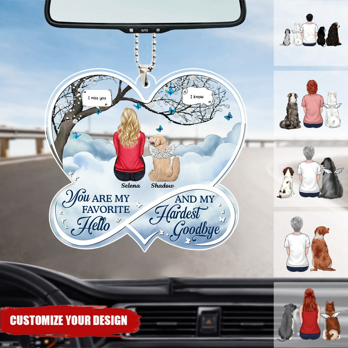 If Love Could Have Saved You - Memorial Gift For Pet Lovers, Dog Mom, Dog Dad - Personalized Acrylic Car Hanger Ornament