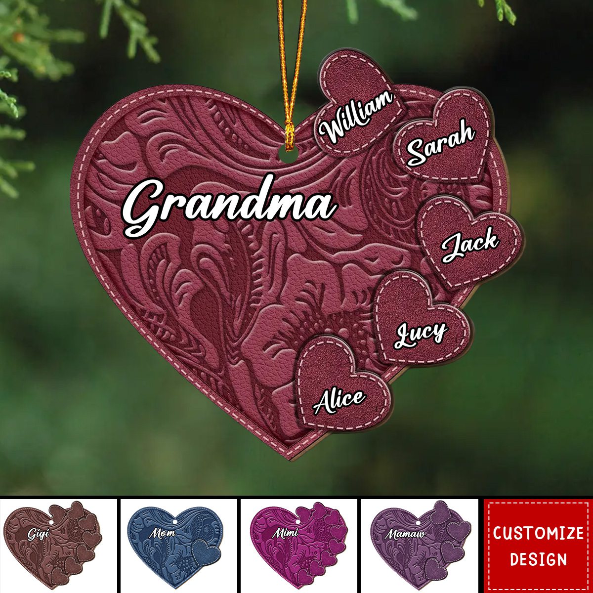 2024 New Release Grandma Belongs To Grandkids - Personalized Christmas Ornament