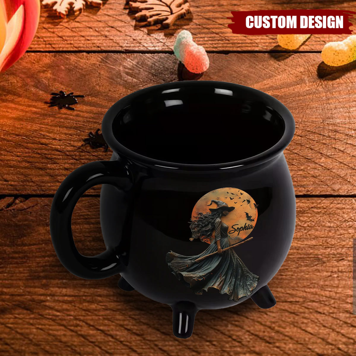 Mystic Witch - Personalized Witch Cauldron Mug