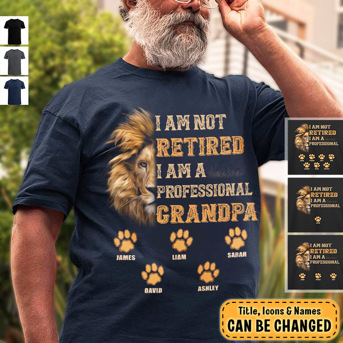 Retirement Gift I'm A Professional Grandpa Shirt