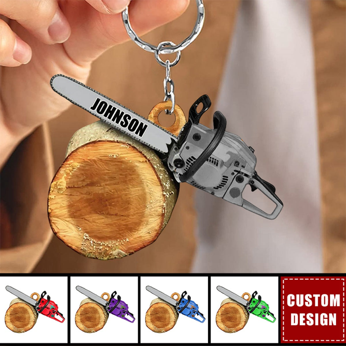 Personalized Arborist Keychain-Gift For Tree Trimmer-2025 New Release
