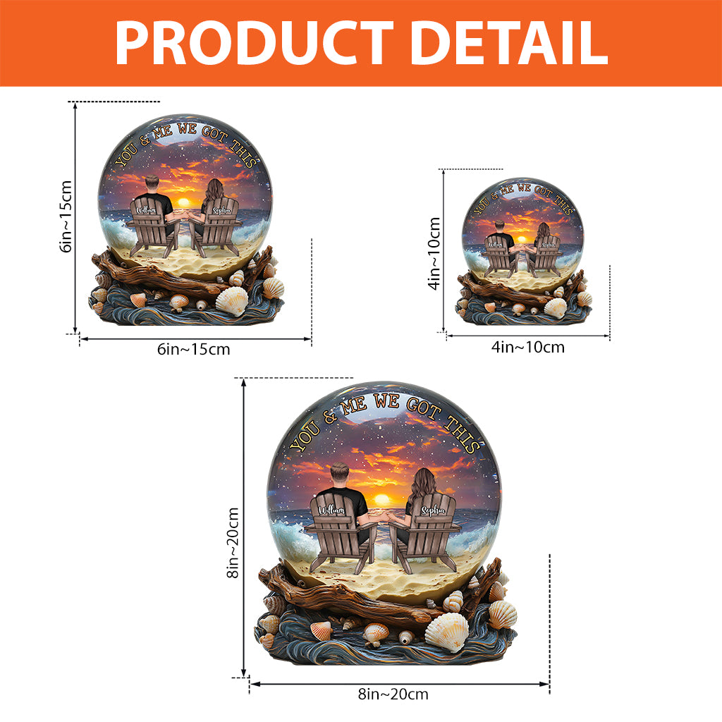 You & Me We Got This - Personalized Couple Acrylic Plaque