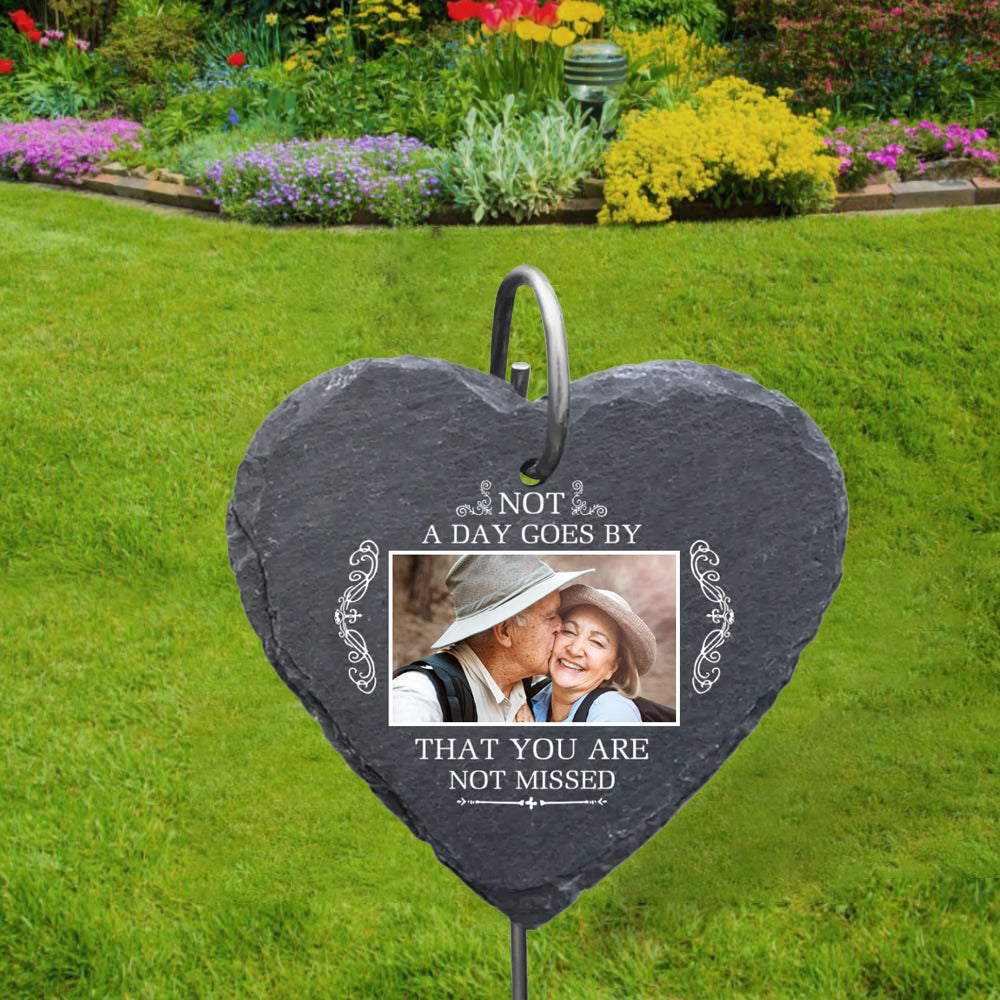 Not A Day Goes By That You Are Not Missed - Personalized Slate