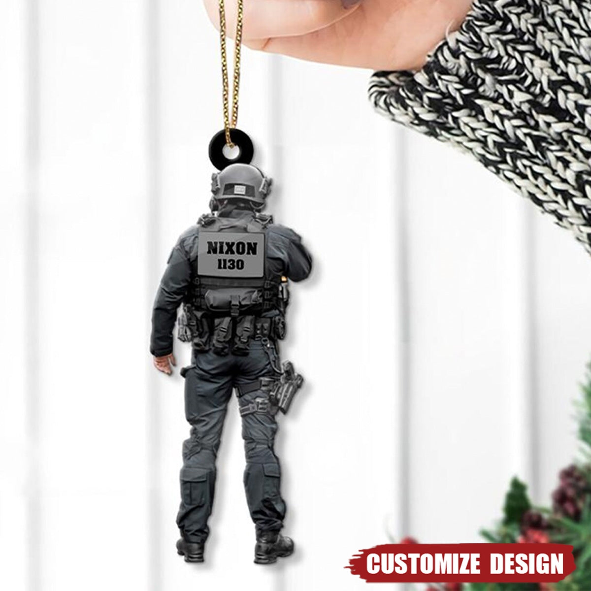 Personalized Police Christmas Ornament Gift For Police - 2024 New Release
