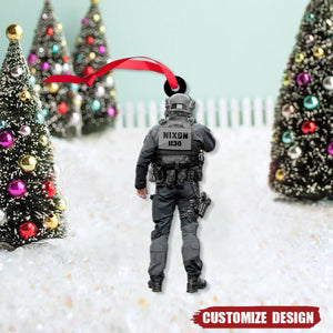 Personalized Police Christmas Ornament Gift For Police - 2024 New Release