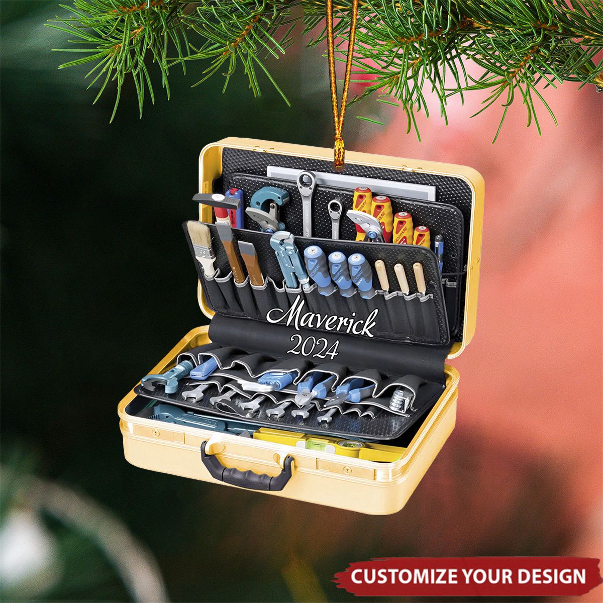 Personalized Electrician Christmas Ornament Gift for Electrician - 2024 New Release