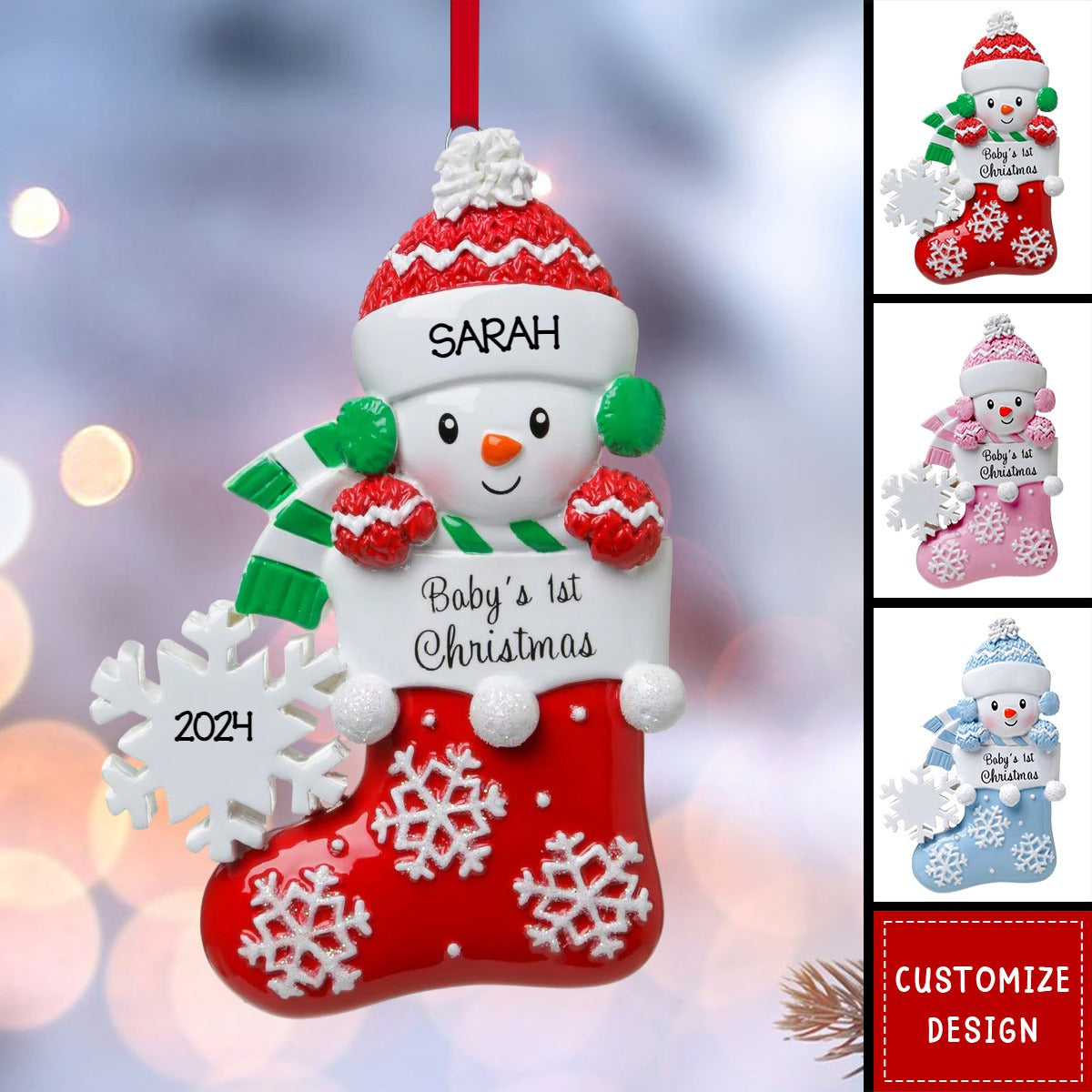 Baby Christmas - Personalized Christmas Acrylic Ornament - 2024 New Release
