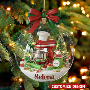 Stand Mixer Ornament - Personalized Christmas Gifts For Bakers