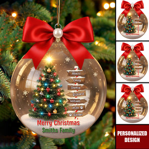 Family Tree Christmas Ornament – Personalized Gifts For Family